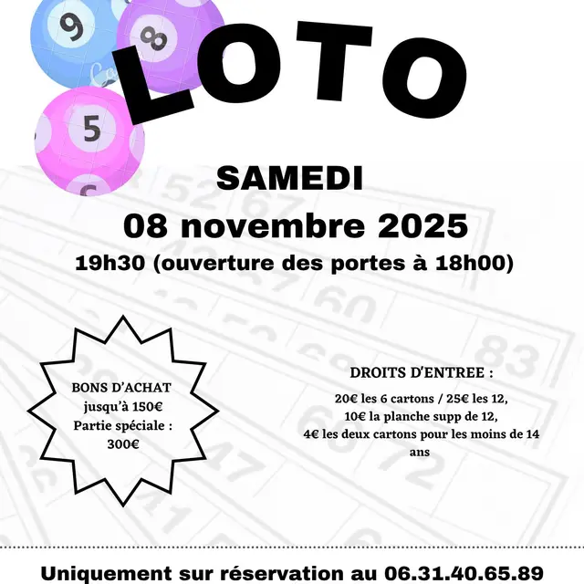 loto ESPRELS 08 novembre