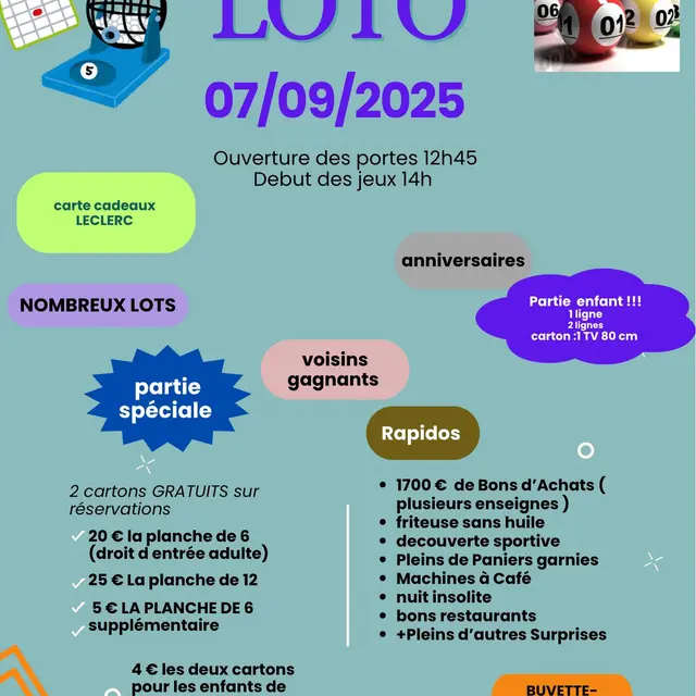 loto pompier plm