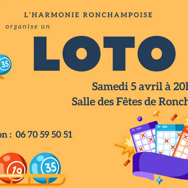 Avril mai juin 2025 - loto ronchamp 05 04 25