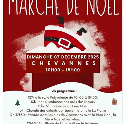 marché noel chevannes 2025