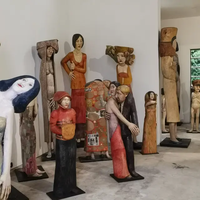 Musée Pierre Merlier, vue sur une partie de la salle 2