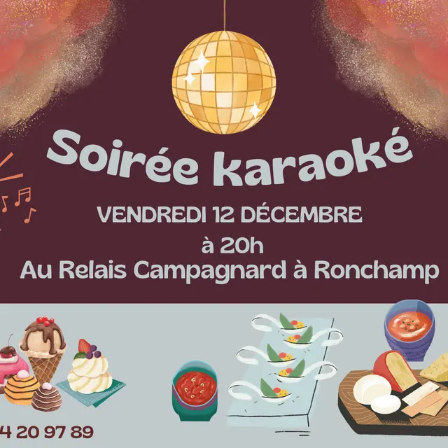 novembre décembre 2025 - soirée karaoké relais D2CEMBRE