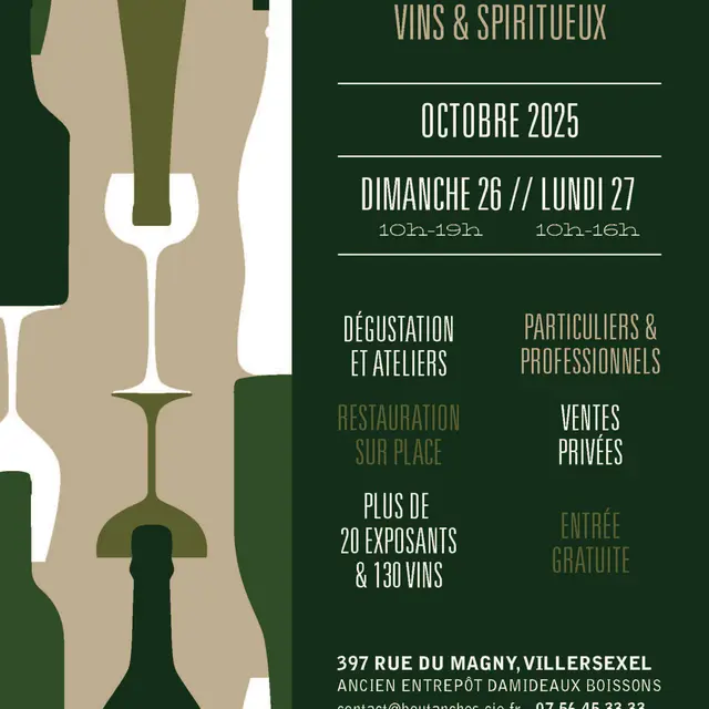 salon du vin 26 27 octobre VILLERSEXEL BOUTANCHES