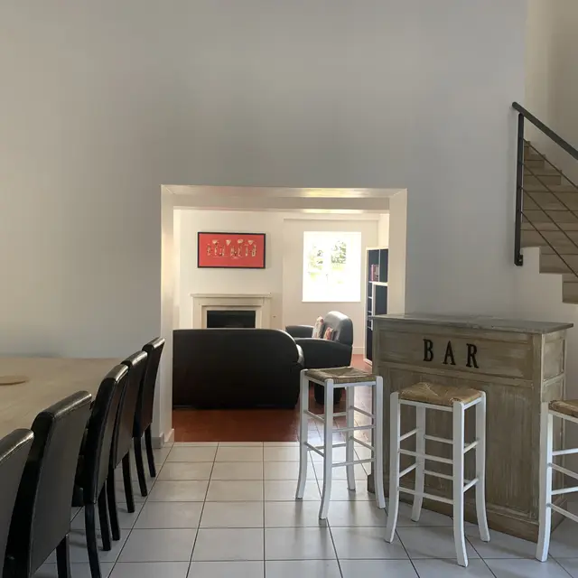 salle à manger  gîte le coeur de Givry