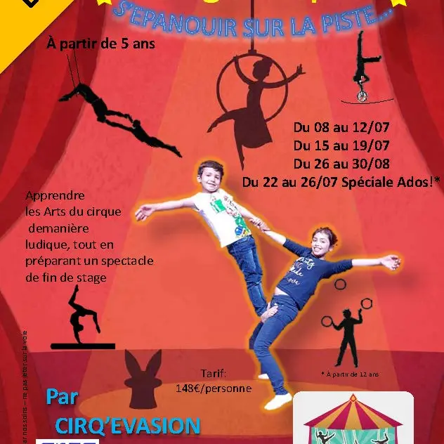 stage été 2024 cirque