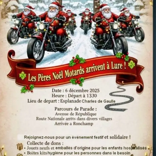 père noel motard