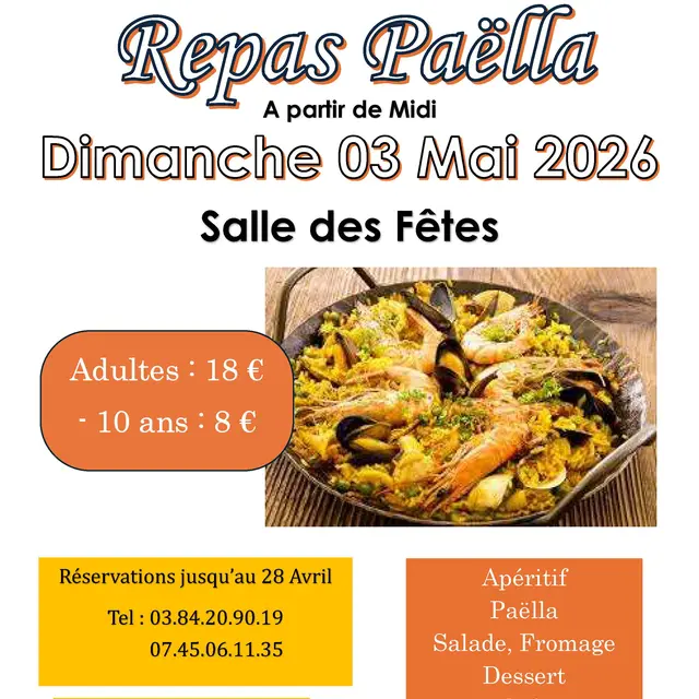 repas MIGNAVILLERS 03 mai