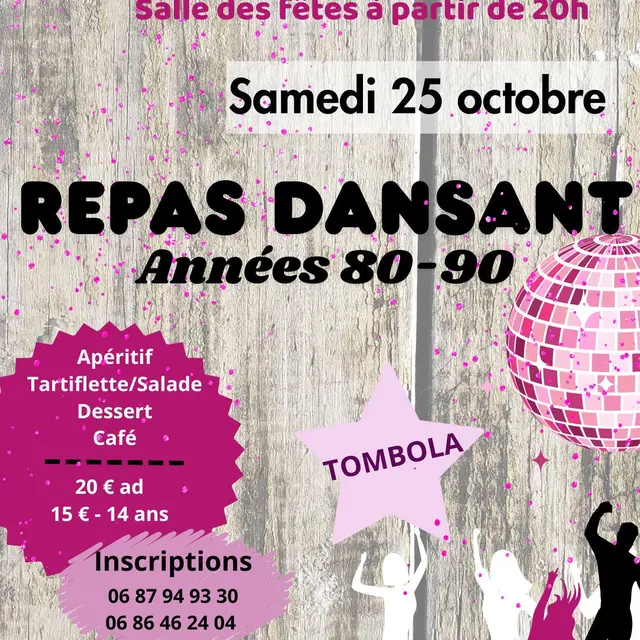 repas dansant Montagney