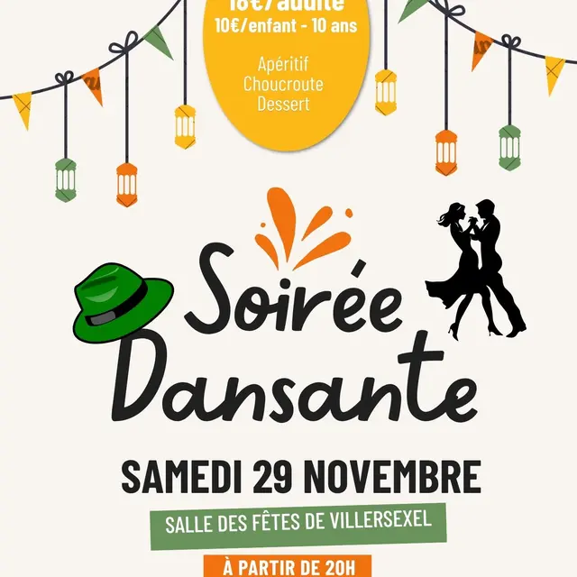 soirée repas téléthon villersexel 29 novembre