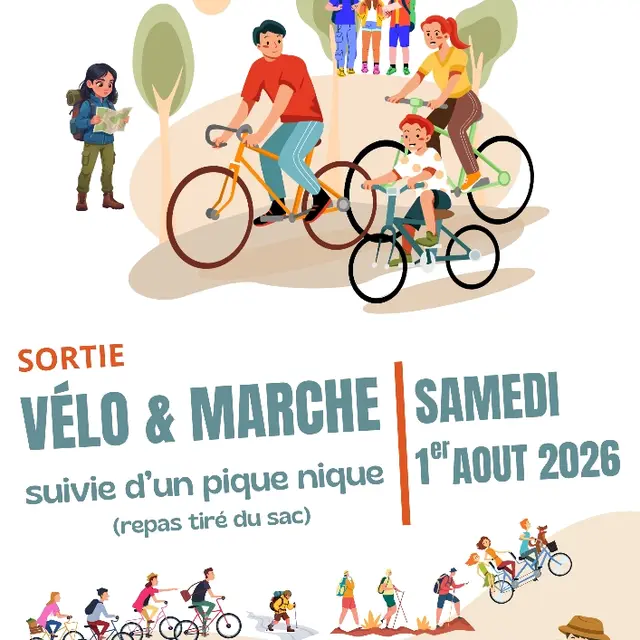 velo et marcher 1er aout moimay