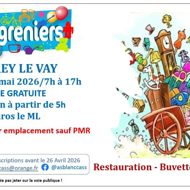 vide grenier AUTREY 01 mai