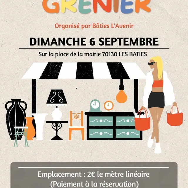 vide-grenier Les bâties 6 septembre