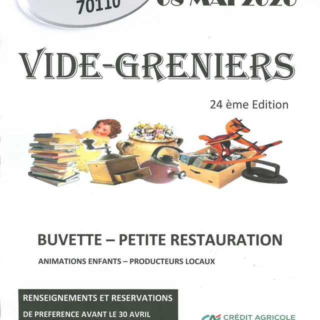 vide greniers OPPENANS 08 mai