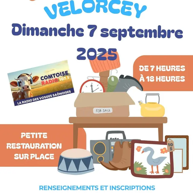vide grenier velorcey
