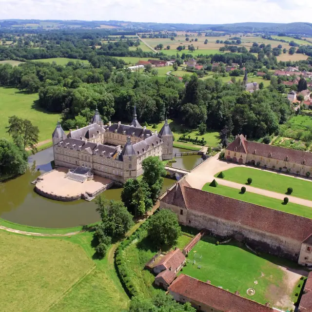 Vue Aérienne depuis pelouse