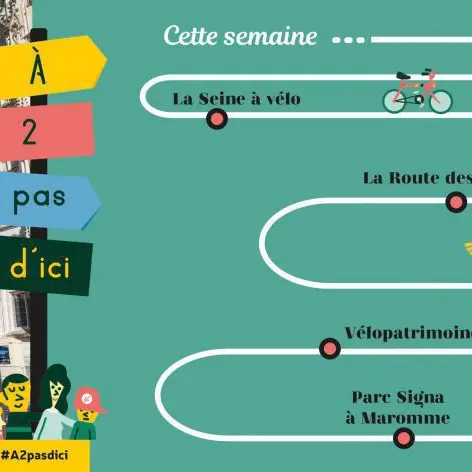La Seine à Vélo sur la Route des Fruits (Duclair) |