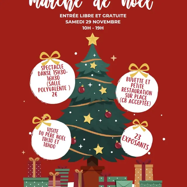 Marché Noël St Pierrebrouck