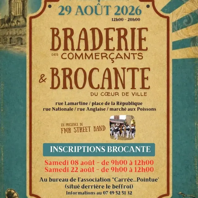 BROCANTE ET BRADERIE DES COMMERCANTS