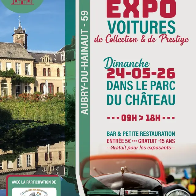 EXPO_VOITURES_CHATEAU_AUBRY_AGENDA_VALENCIENNES