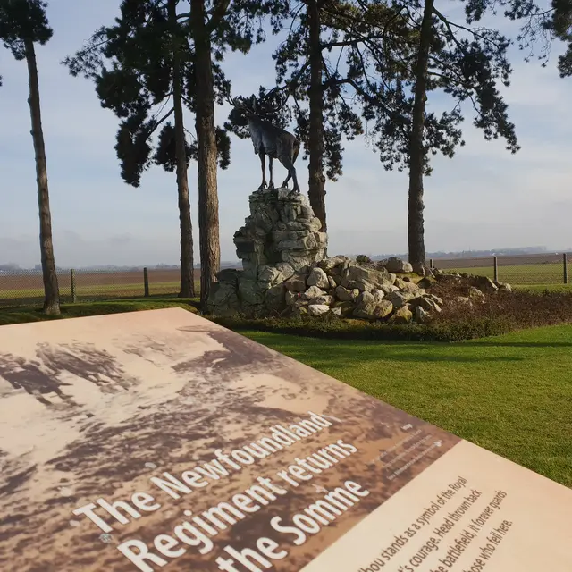 MÉMORIAL TERRE-NEUVIEN DE GUEUDECOURT 1