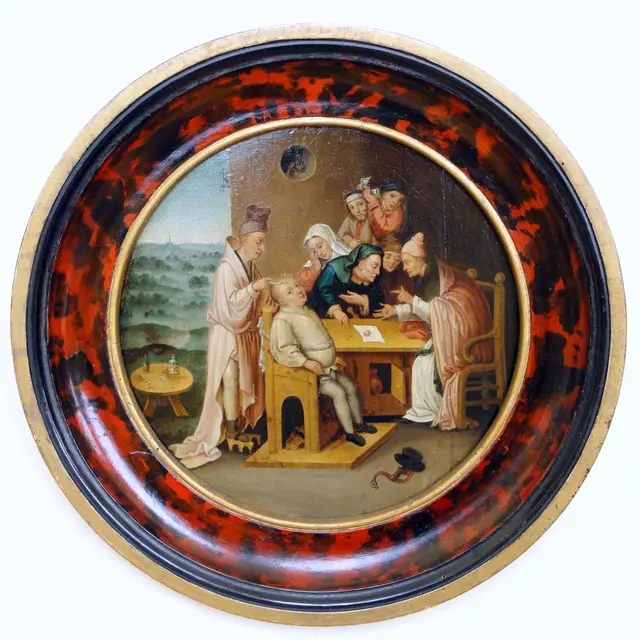 Henri de BLES (attribué - L'extraction de la pierre de folie - Musée Benoît-De-Puydt ©Musée BdP-JustineThorez