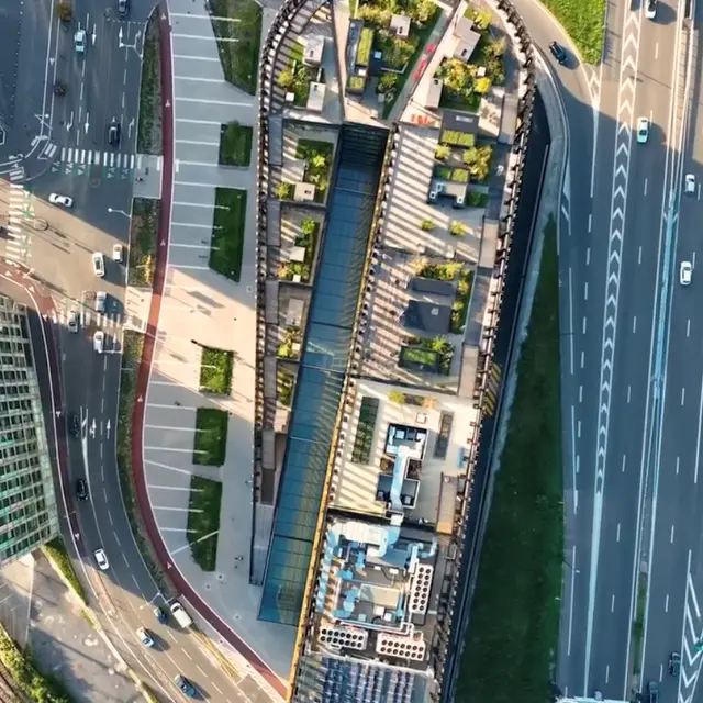 Vu de notre bâtiment 3 - Vue du haut