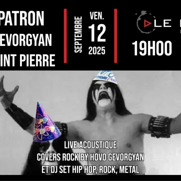 Live: Hovo Gevorgyan (cover rock) + Dj set by Saint Pierre (hip hop, rock, metal)_1