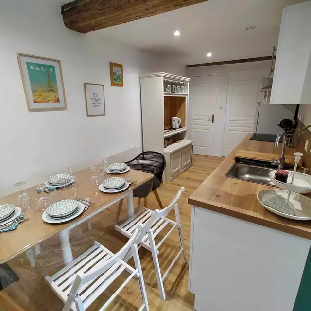 Appartement ardoise séjour