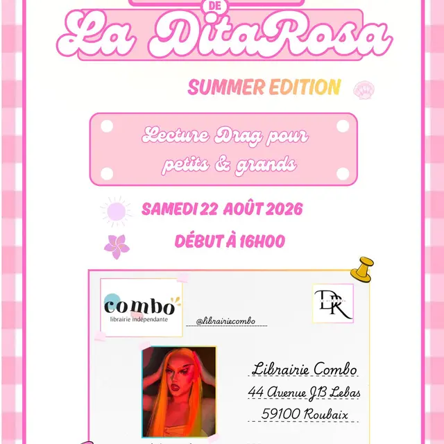 Les lectures drag de La Dita Rosa, Summer édition_1
