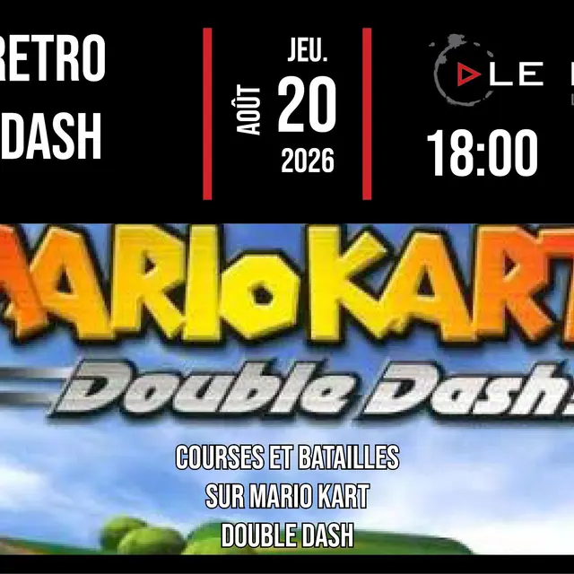 Soirée retro gaming special Mario Kart Double Dash_1