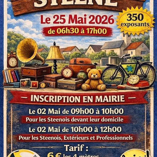 brocante 2026 à Steene