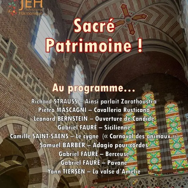 Concert du Jeune Ensemble Harmonique : Sacré Patrimoine!_1