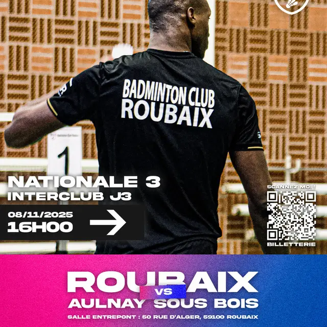 NATIONALE 3 - J3 - ROUBAIX reçoit AULNAY SOUS BOIS (93)_1