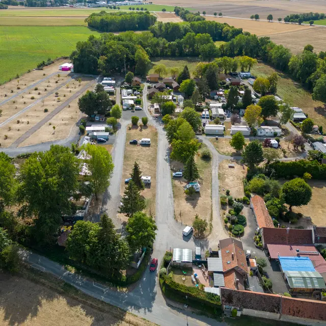 camping vue au dessus