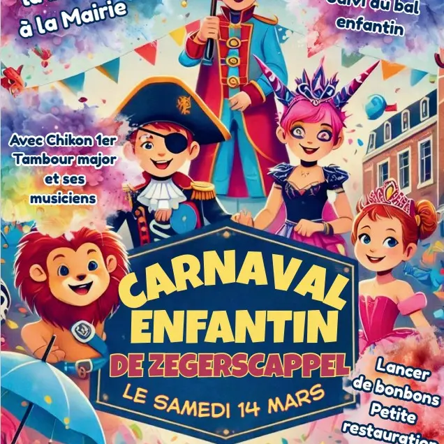 carnaval enfantin Zegerscappel