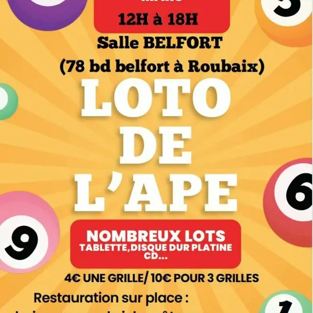 Loto de l'APE de l'école Legouve_1