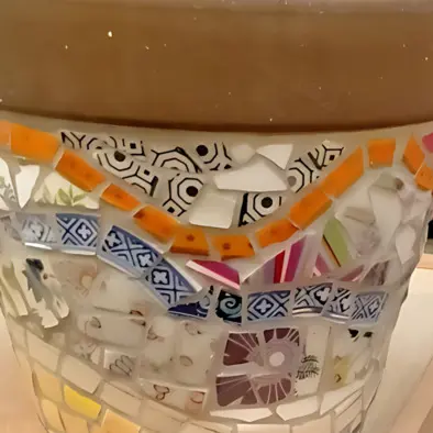 Cache-pot en mosaïque_1