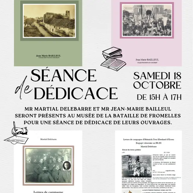 Séance de dédicace par Martial Delebarre et Jean-Marie Bailleul_1