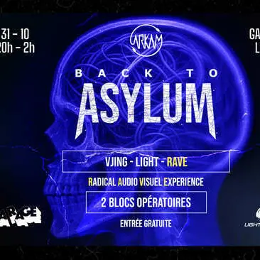 Soirée d’Halloween gratuite à Lille : Arkam présente « Back To Asylum »_1