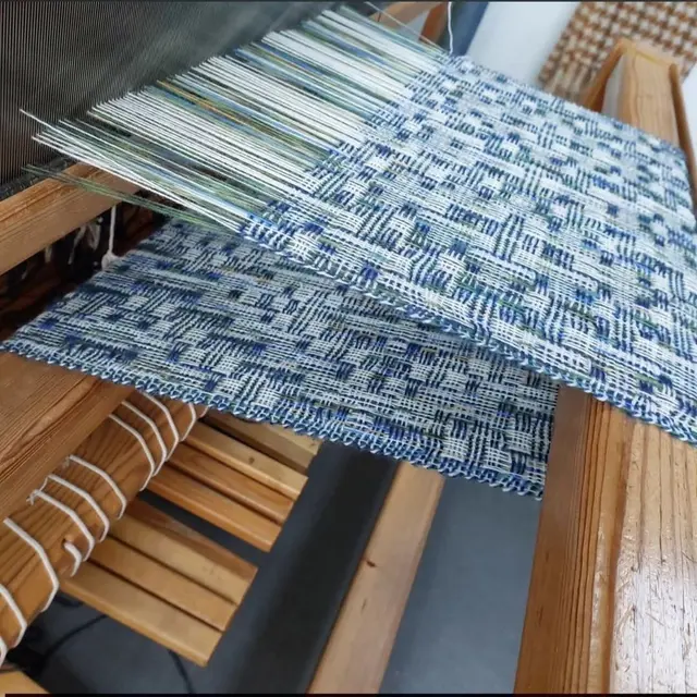 Roubaix Génie textile : visite de l’exposition et de l’atelier de tissage de Danielle Jouen_1