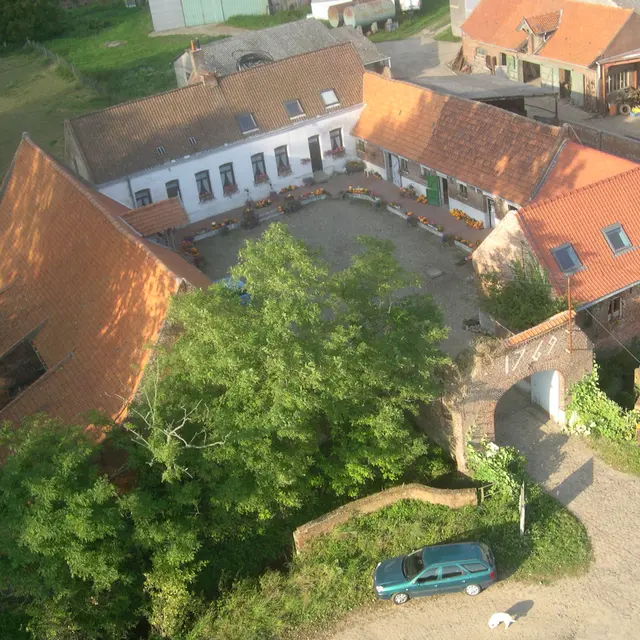 LA FERME DES MOTTES - Vue du ciel