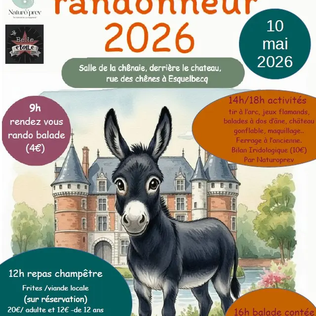 fête de l'ane randonneur Esquelbecq