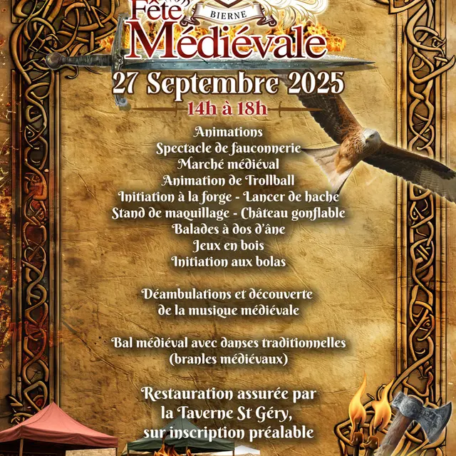 fete médiévale bierne programme