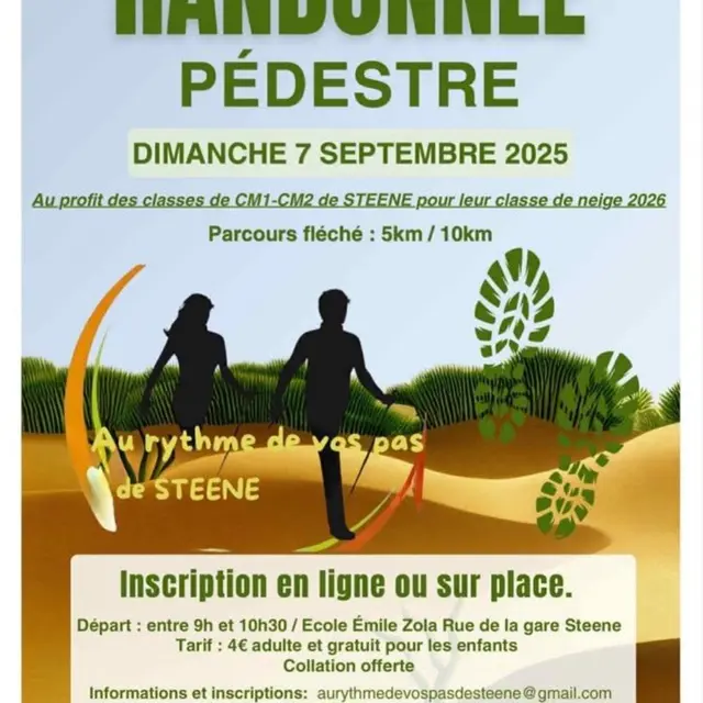 rando pédestre Steene