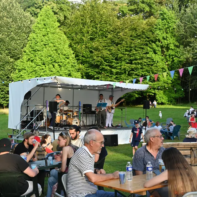 terrasse et concert