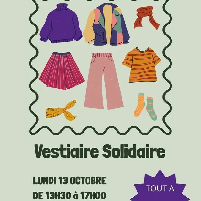 Vestiaire Solidaire tout à 1€organisé par Roubaix-Alzheimer_1