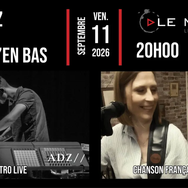 Live: Adz (électro live) + La fille d'en bas (Chanson FR & covers)_1