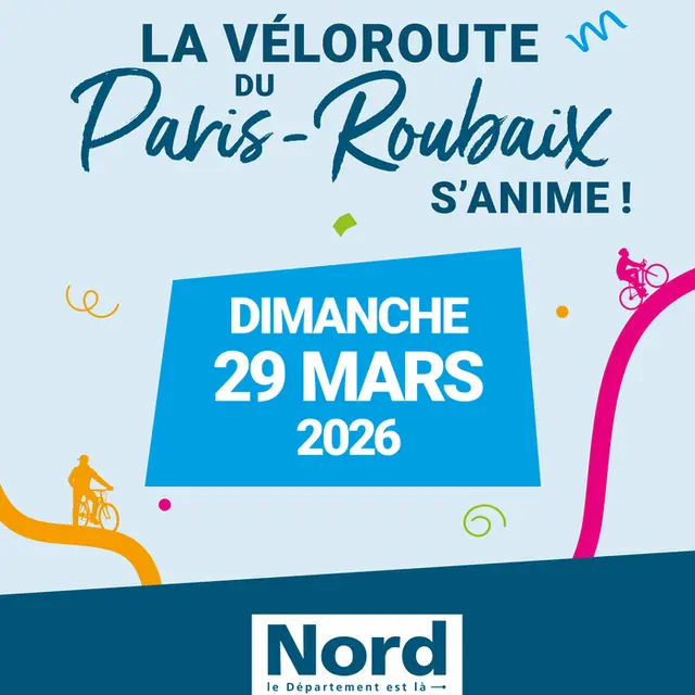 La véloroute du Paris-Roubaix s’anime le 29 mars !