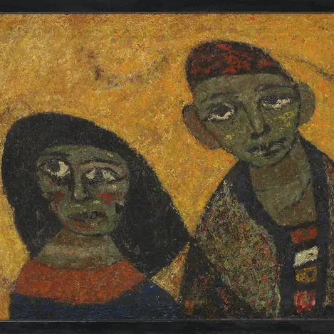 Visite-atelier autour de l'exposition Hamed Abdalla, signes d'Égypte | Main dans la main_1