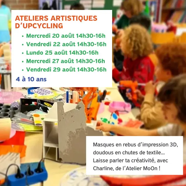 Atelier d'Upcycling Artistique, pour les enfants de 4 à 10 ans_1